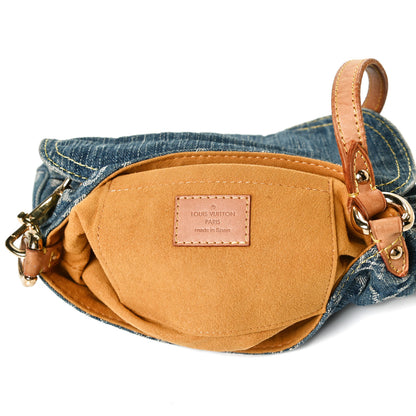 Louis Vuitton Monogram Denim Mini Pleaty Blue 6 of 10