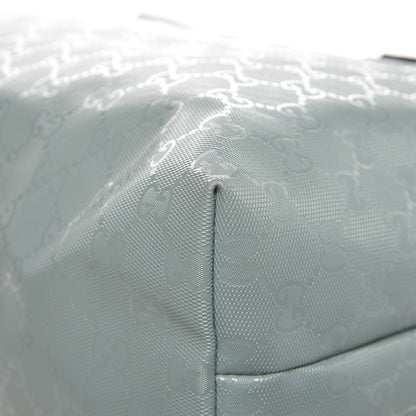 Gucci Imprime Monogram Medium Zippered Shopping Tote Light Blue 12 of 14