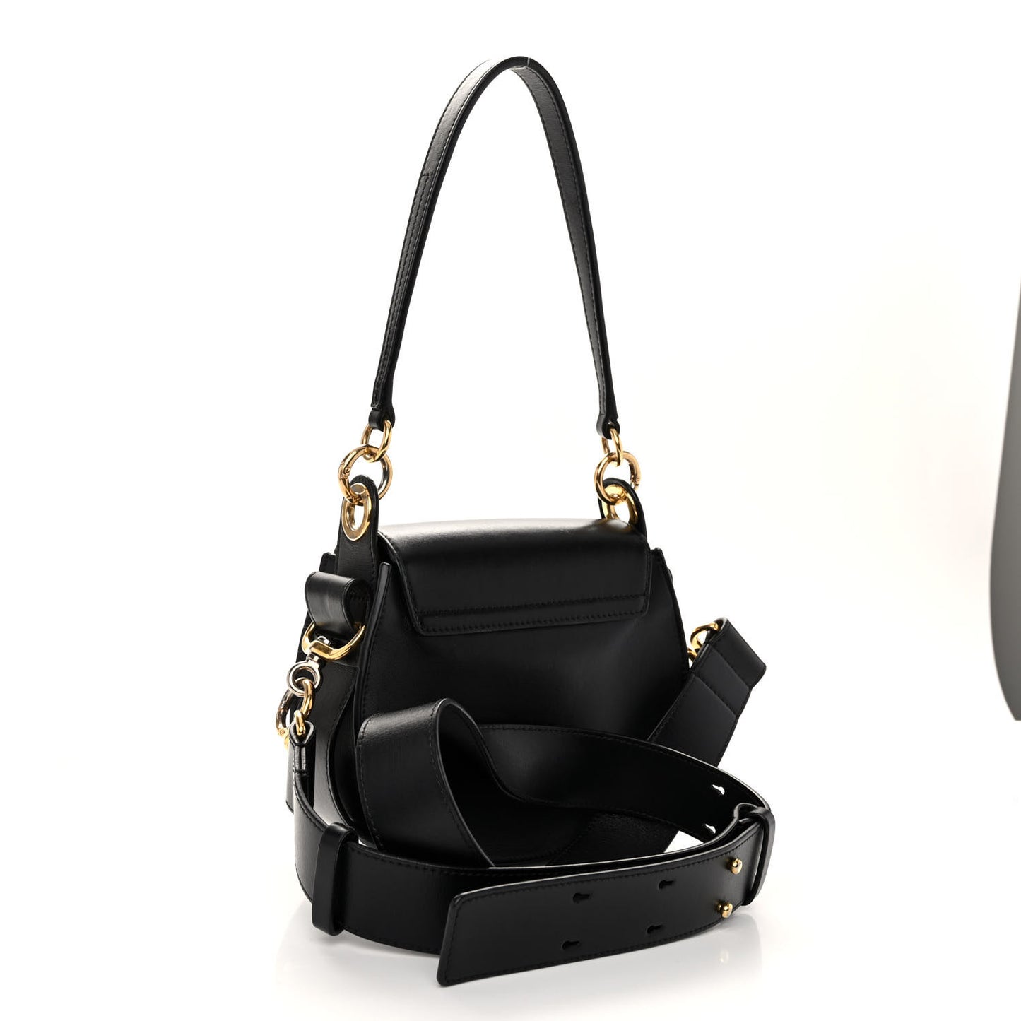 Calfskin Small Tess Bag Black