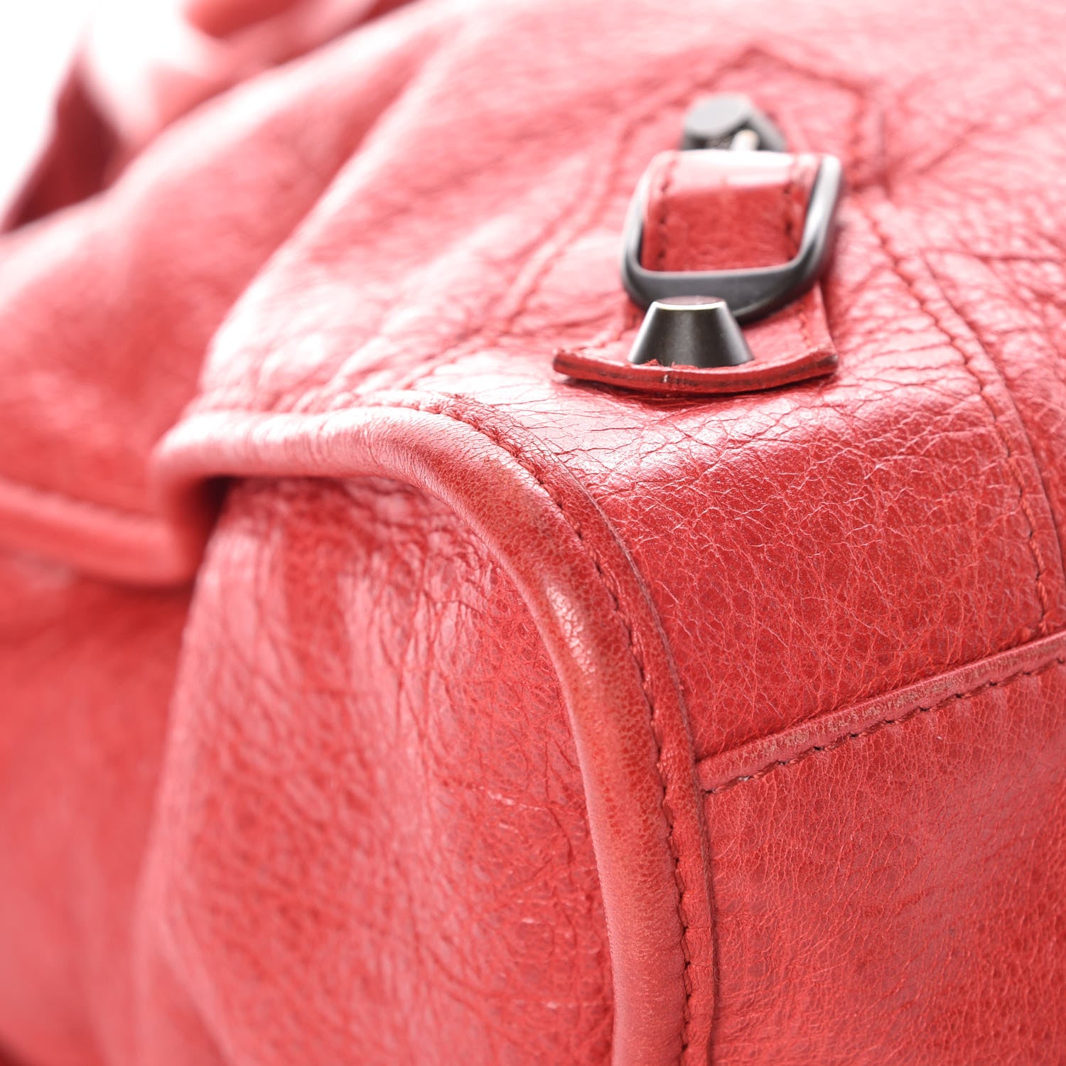Balenciaga Agneau Classic Hardware City Rouge Coquelicot 12 of 16