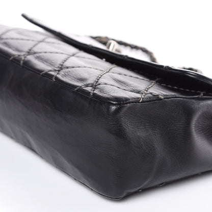 Chanel Calfskin Quilted Wild Stitch Flap Black 9 of 16