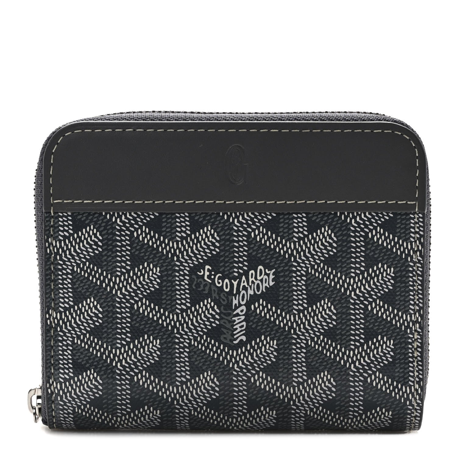 Goyard Goyardine Matignon PM Wallet Grey 1 of 7