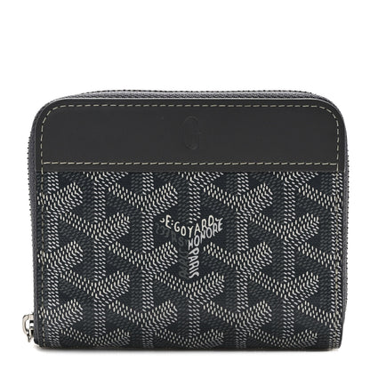 Goyard Goyardine Matignon PM Wallet Grey 1 of 7