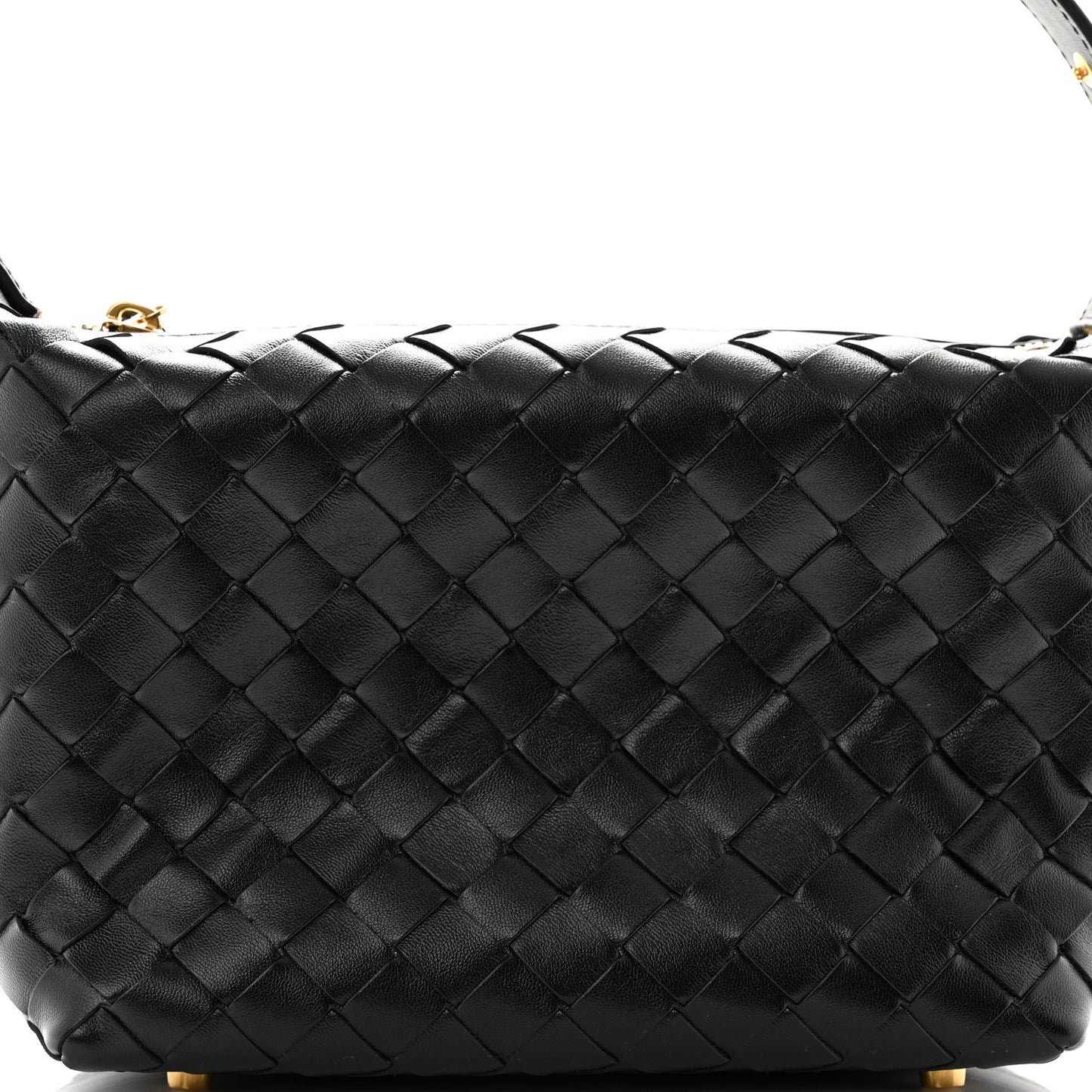 Calfskin Nappa Intrecciato Mini Wallace Black
