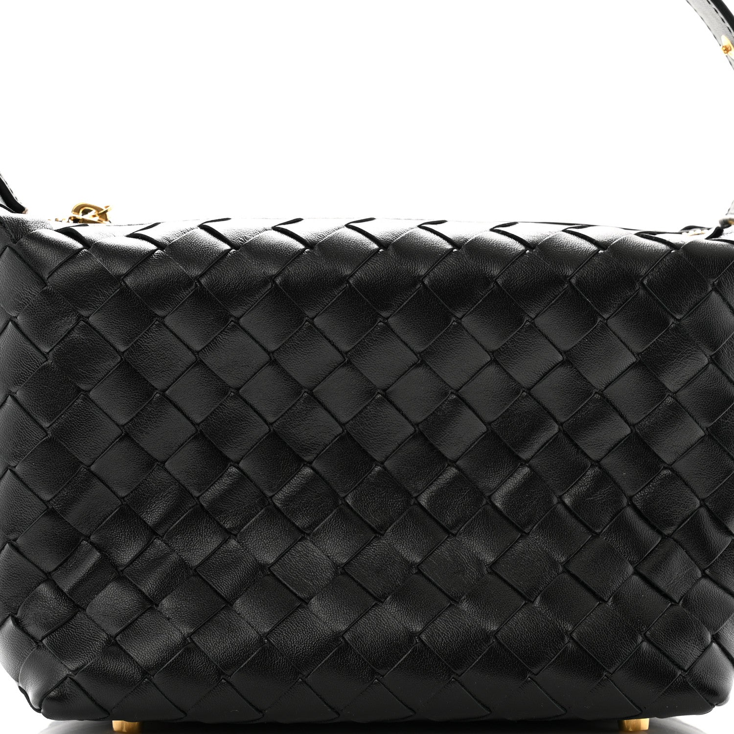 Bottega Veneta Calfskin Nappa Intrecciato Mini Wallace Black 8 of 12