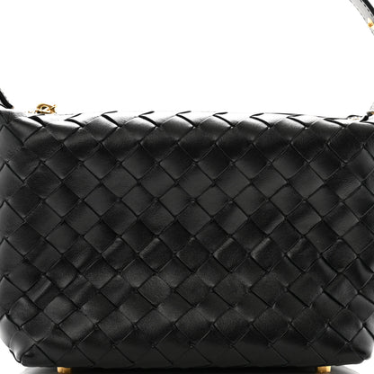 Bottega Veneta Calfskin Nappa Intrecciato Mini Wallace Black 8 of 12