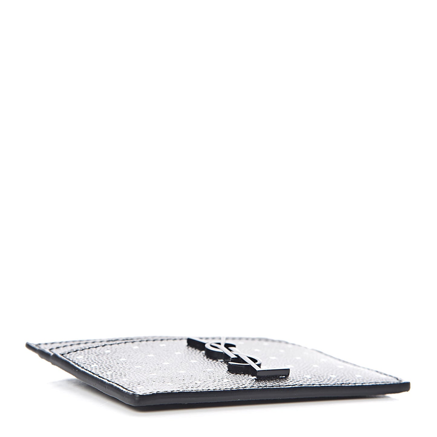 Grain De Poudre Geo Print Monogram Credit Card Case Black White
