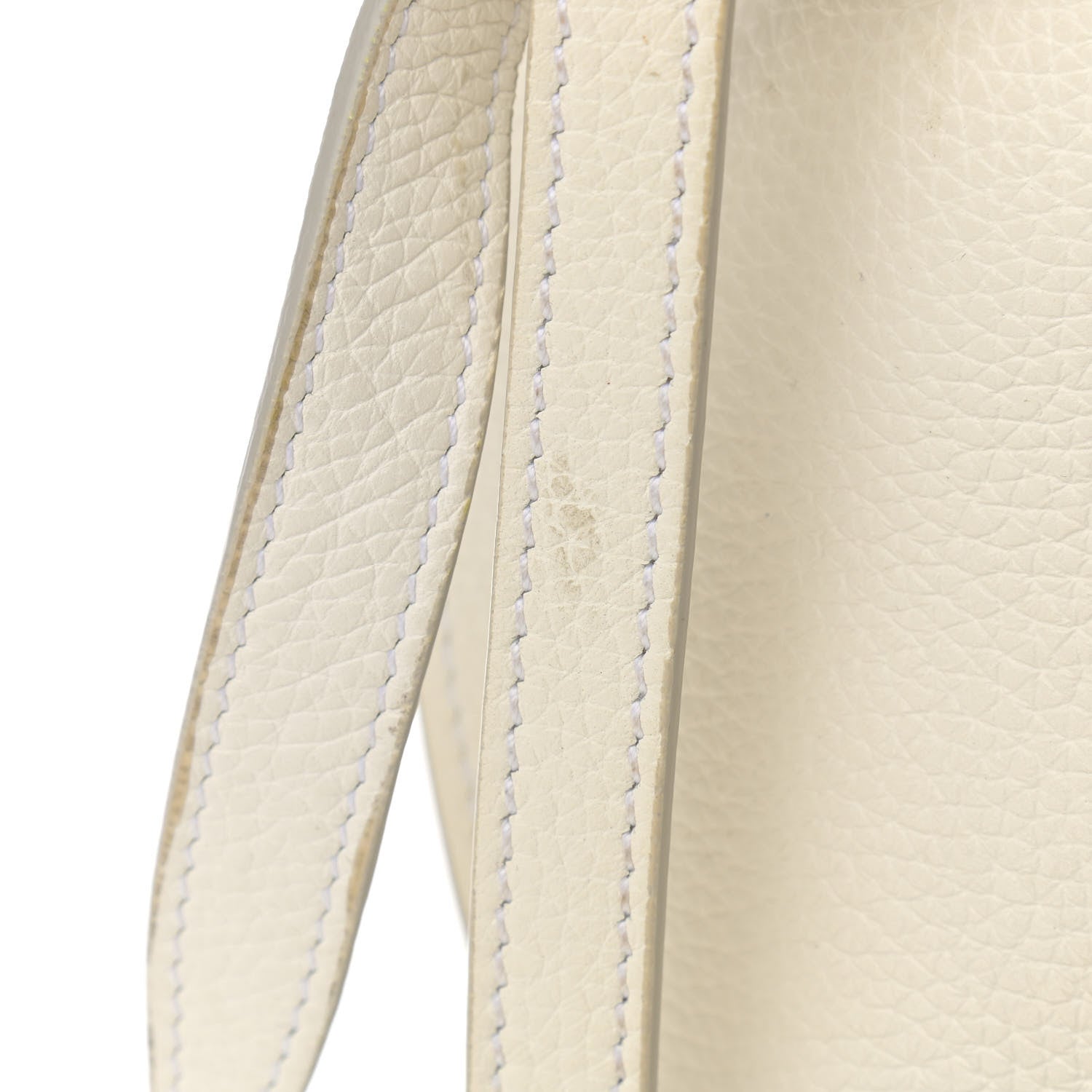 Celine Supple Grained Calfskin Nano Big Bag Bucket White 12 of 13