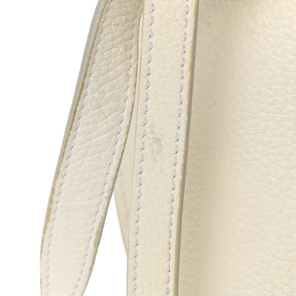 Celine Supple Grained Calfskin Nano Big Bag Bucket White 12 of 13