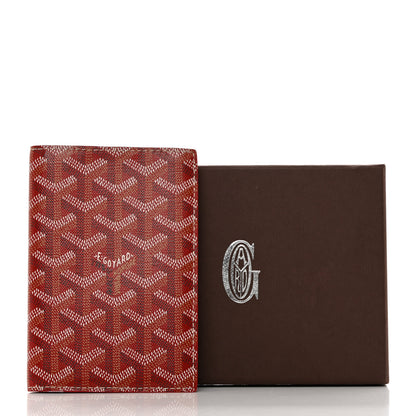 Goyard Goyardine Grenelle Passport Wallet Red 8 of 8