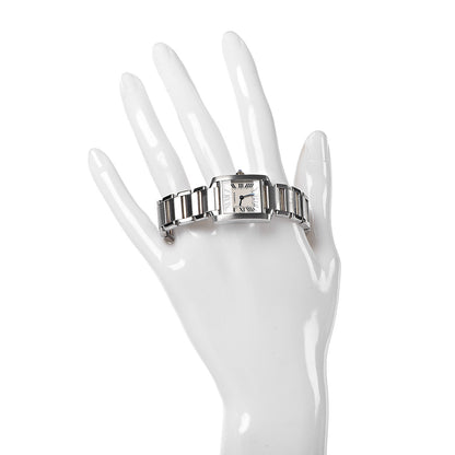 Cartier Stainless Steel 18K Yellow Gold 20mm Tank Francaise Quartz Watch 2 of 9