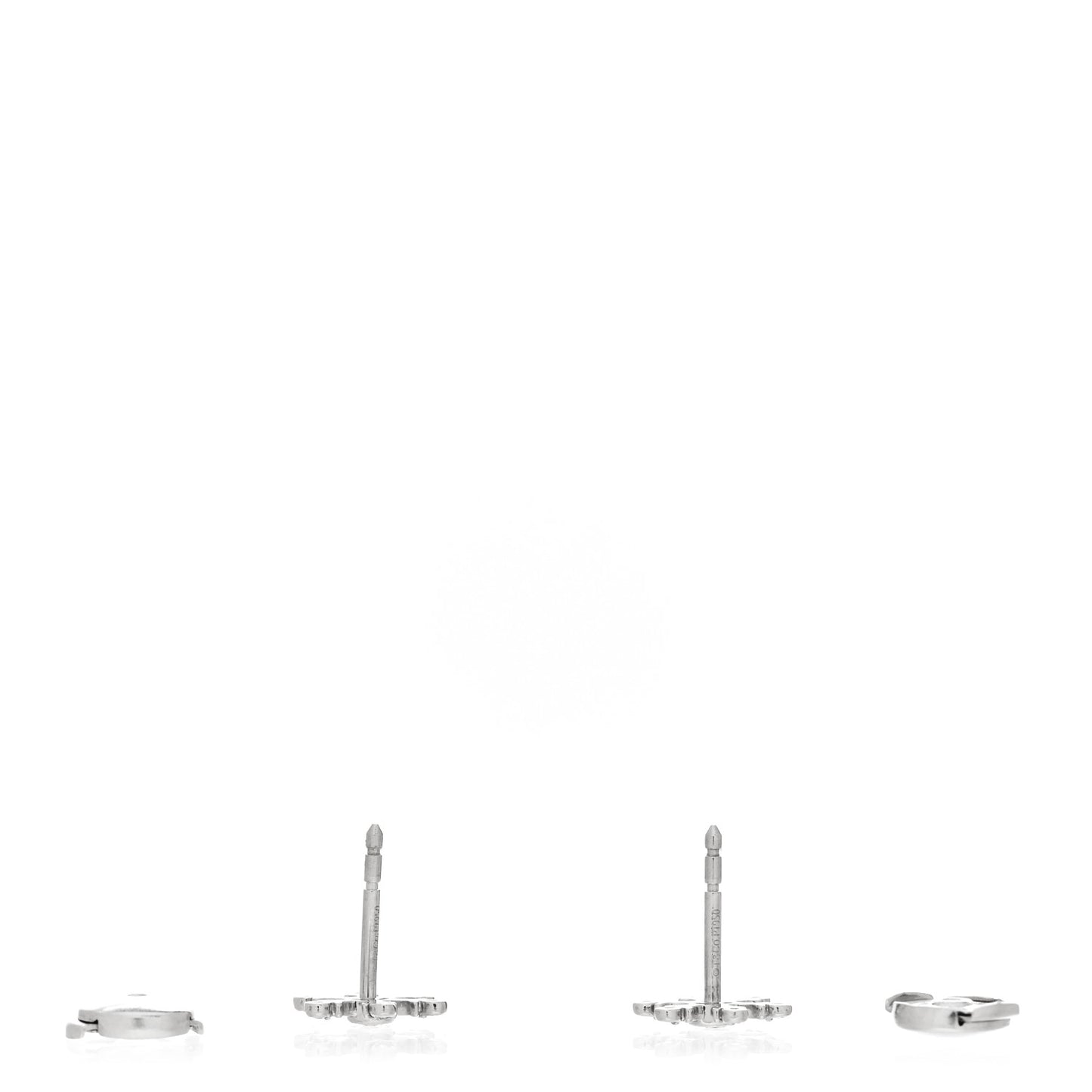 Platinum Diamond Snowflake Earrings