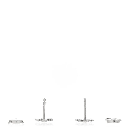 Tiffany Platinum Diamond Snowflake Earrings 3 of 5