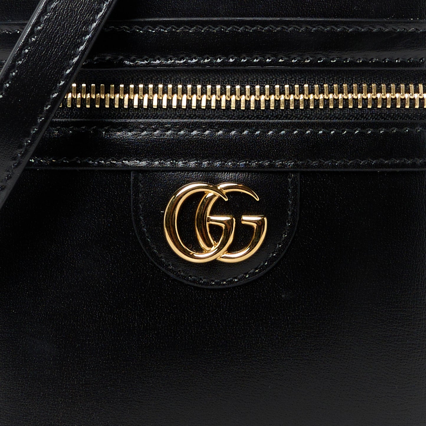 Calfskin Mini Bamboo Top Handle Shoulder Bag Black