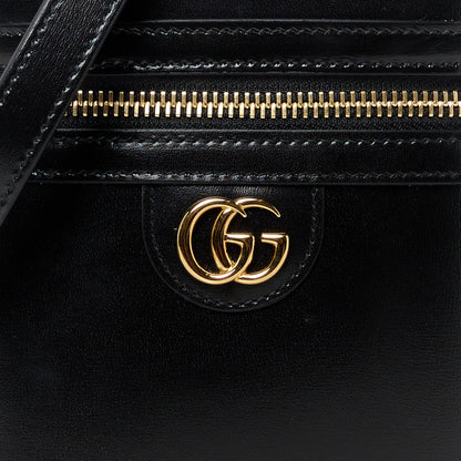Gucci Calfskin Mini Bamboo Top Handle Shoulder Bag Black 8 of 11