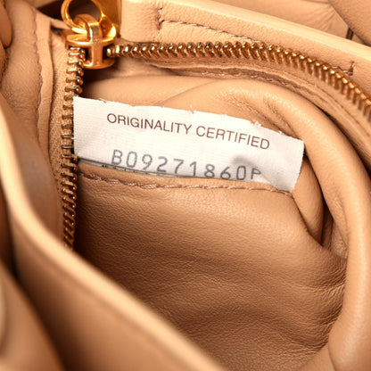 Bottega Veneta Nappa Maxi Intreccio Padded Cassette Crossbody Bag Almond 8 of 10
