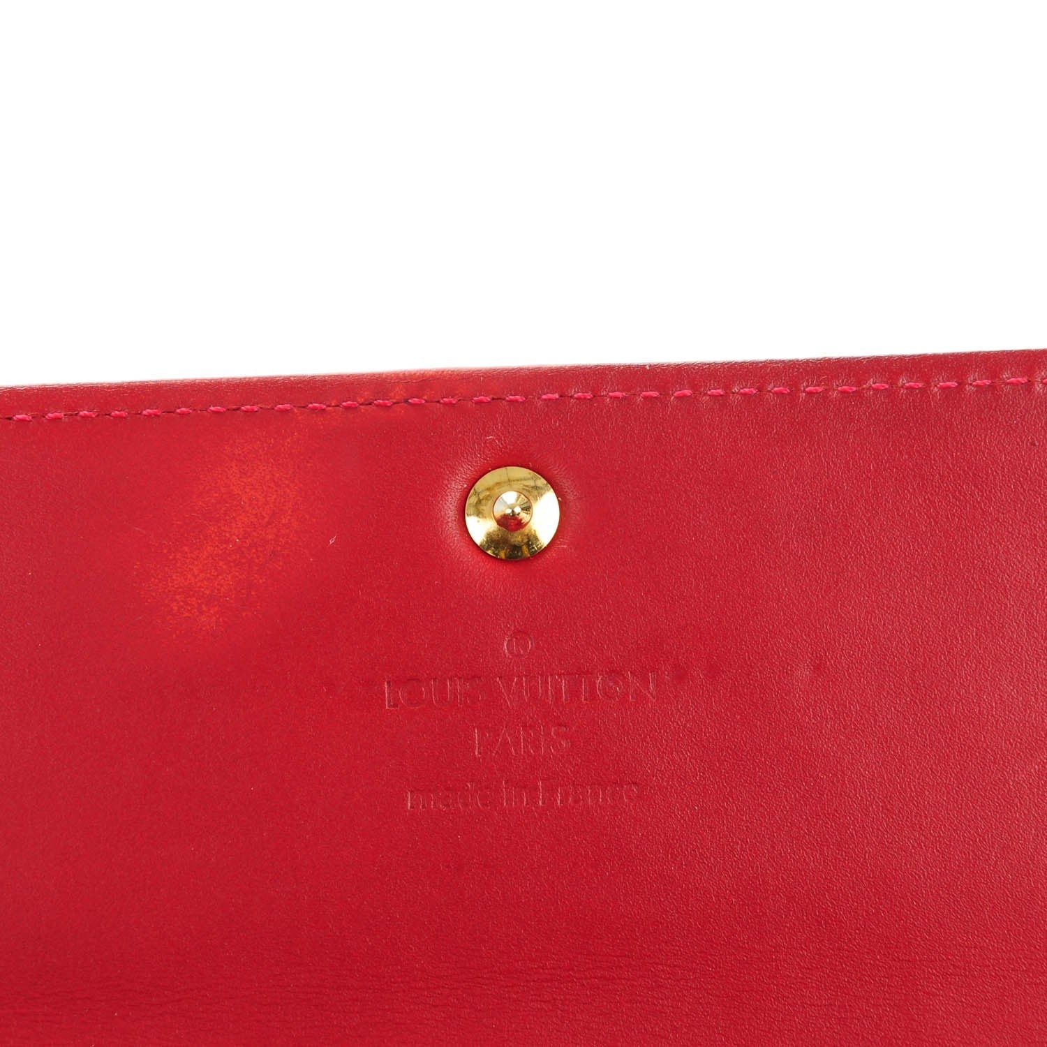 Louis Vuitton Vernis Sarah Wallet Pomme D'Amour 5 of 7