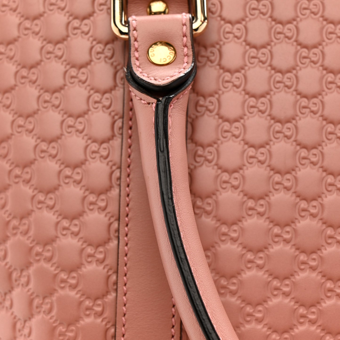 Soft Microguccissima Large Dome Satchel Soft Pink