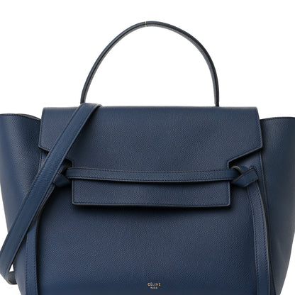 Celine Grained Calfskin Mini Belt Bag Deepsea 8 of 12