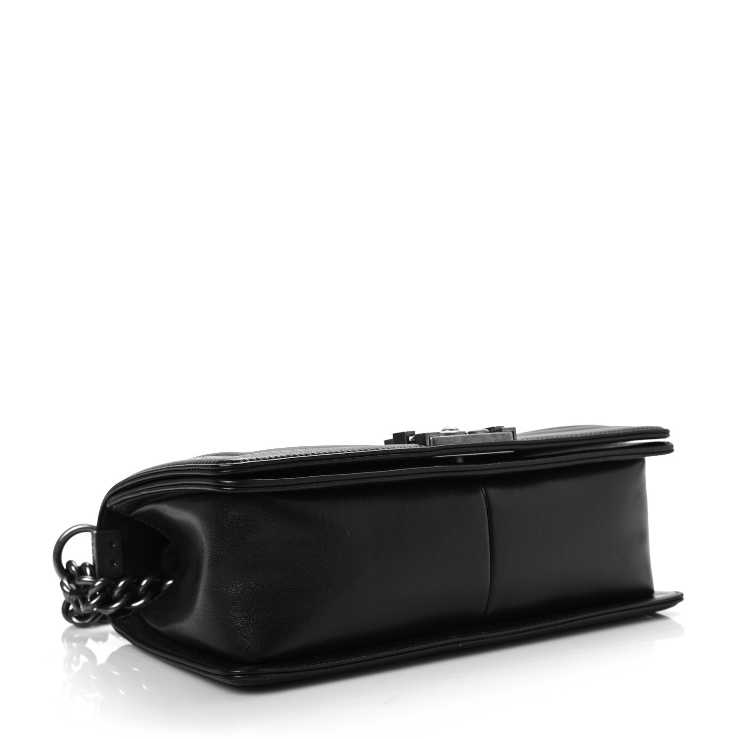 Chanel Calfskin Quilted Medium Boy Flap Black 4 of 9