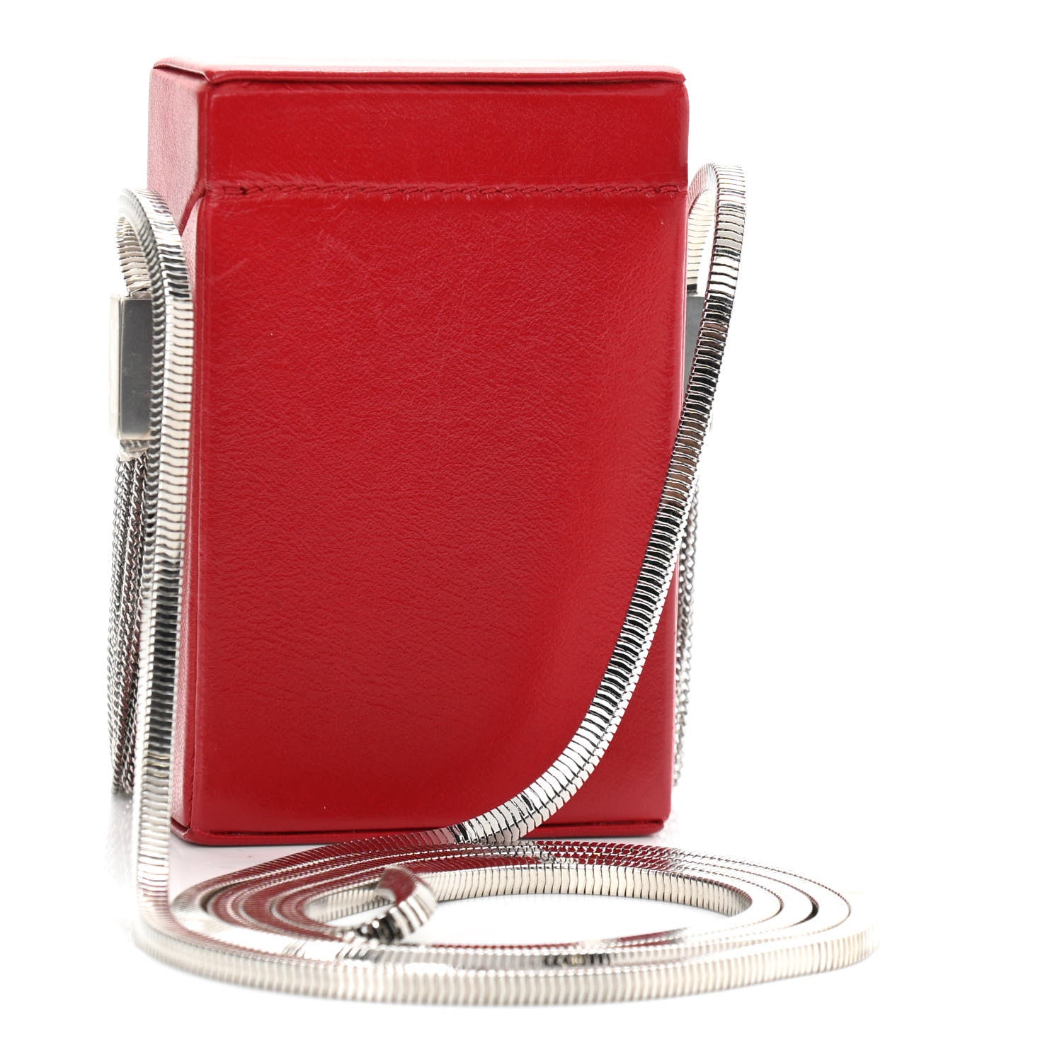 Saint Laurent Lambskin Smoking Box Crossbody Rouge Eros 3 of 11