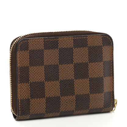 Louis Vuitton Damier Ebene Zippy Coin Purse 3 of 7