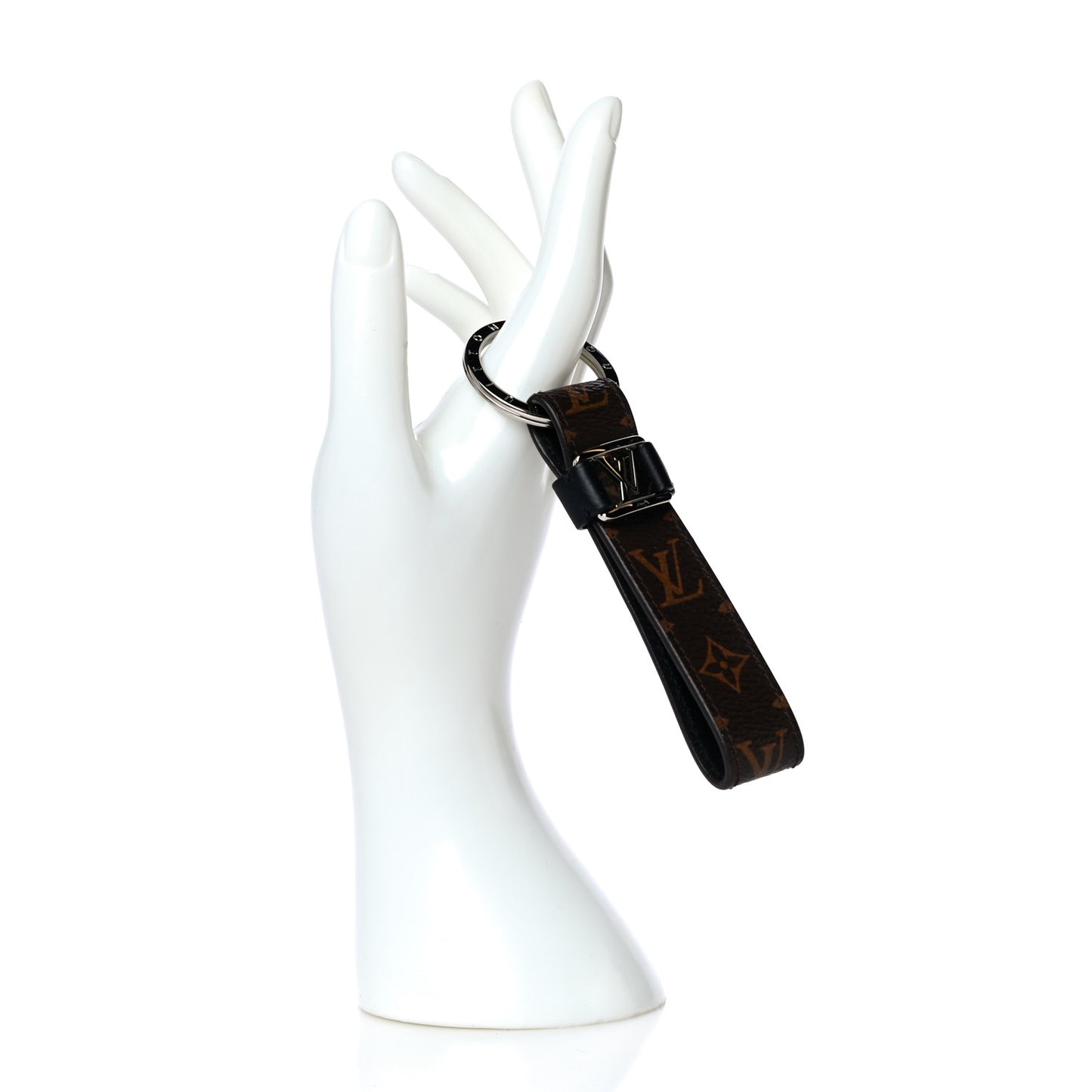 Monogram LV Dragonne Bag Charm Key Holder