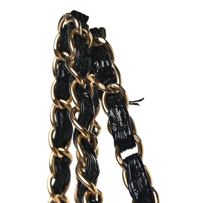 Chanel Vinyl Medium Rock and Chain Flap Black 10 of 10