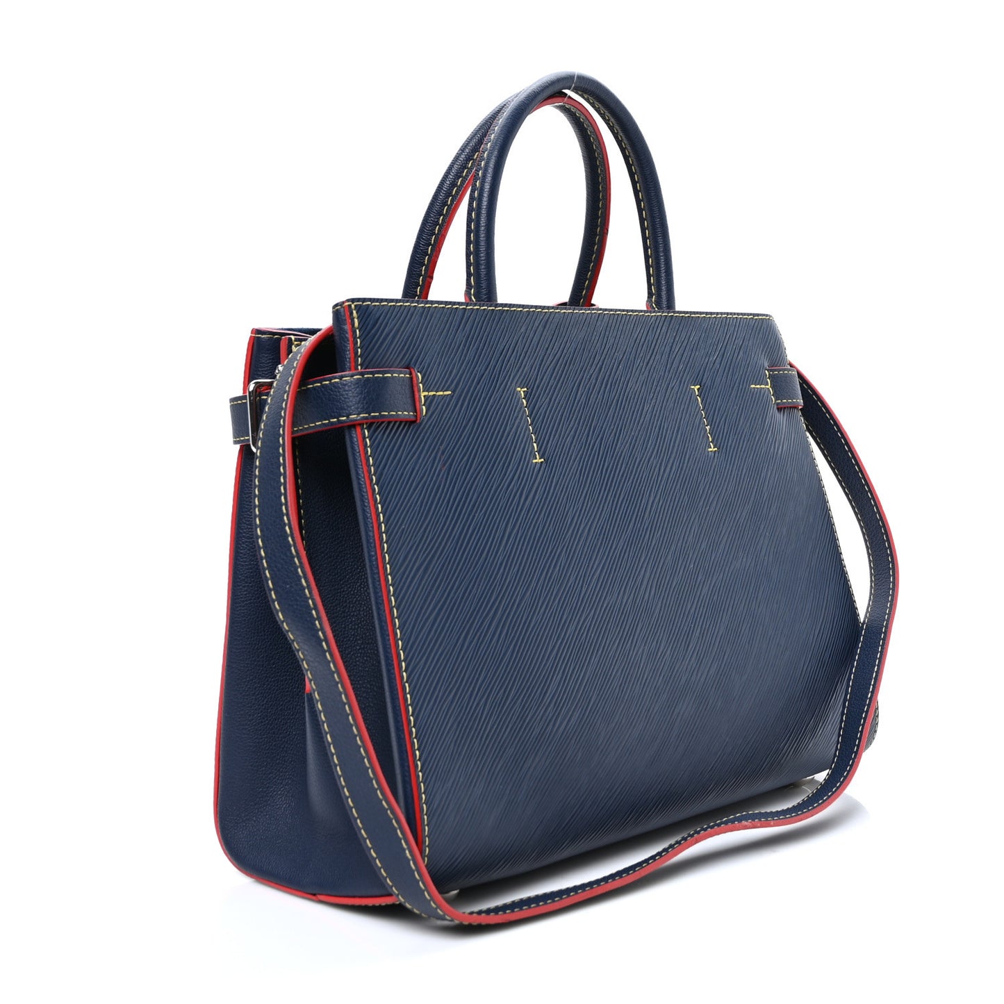 Epi Twist Tote Indigo