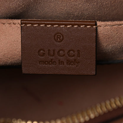 Gucci GG Supreme Monogram Bee Embroidered Mini Chain Shoulder Bag Beige Tuscany 7 of 15