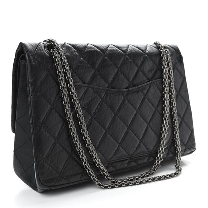 Chanel Aged Calfskin Quilted 2.55 Reissue 226 Flap Black 3 of 10