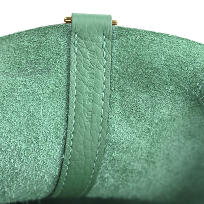 Hermes Taurillon Clemence Picotin Lock 22 MM Vert Vertigo 7 of 11