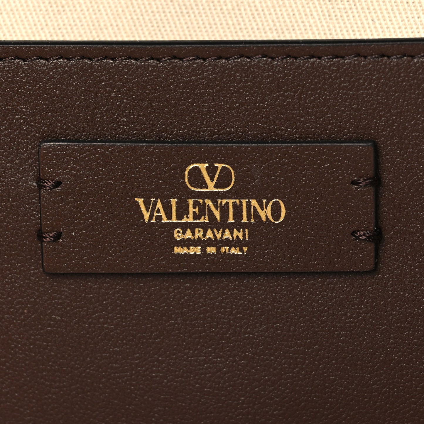 Raffia Calfskin Vlogo Tote Naturale Fondant