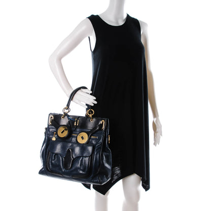 Balenciaga Chevre Lune Medium MM Tote Bleu 2 of 10