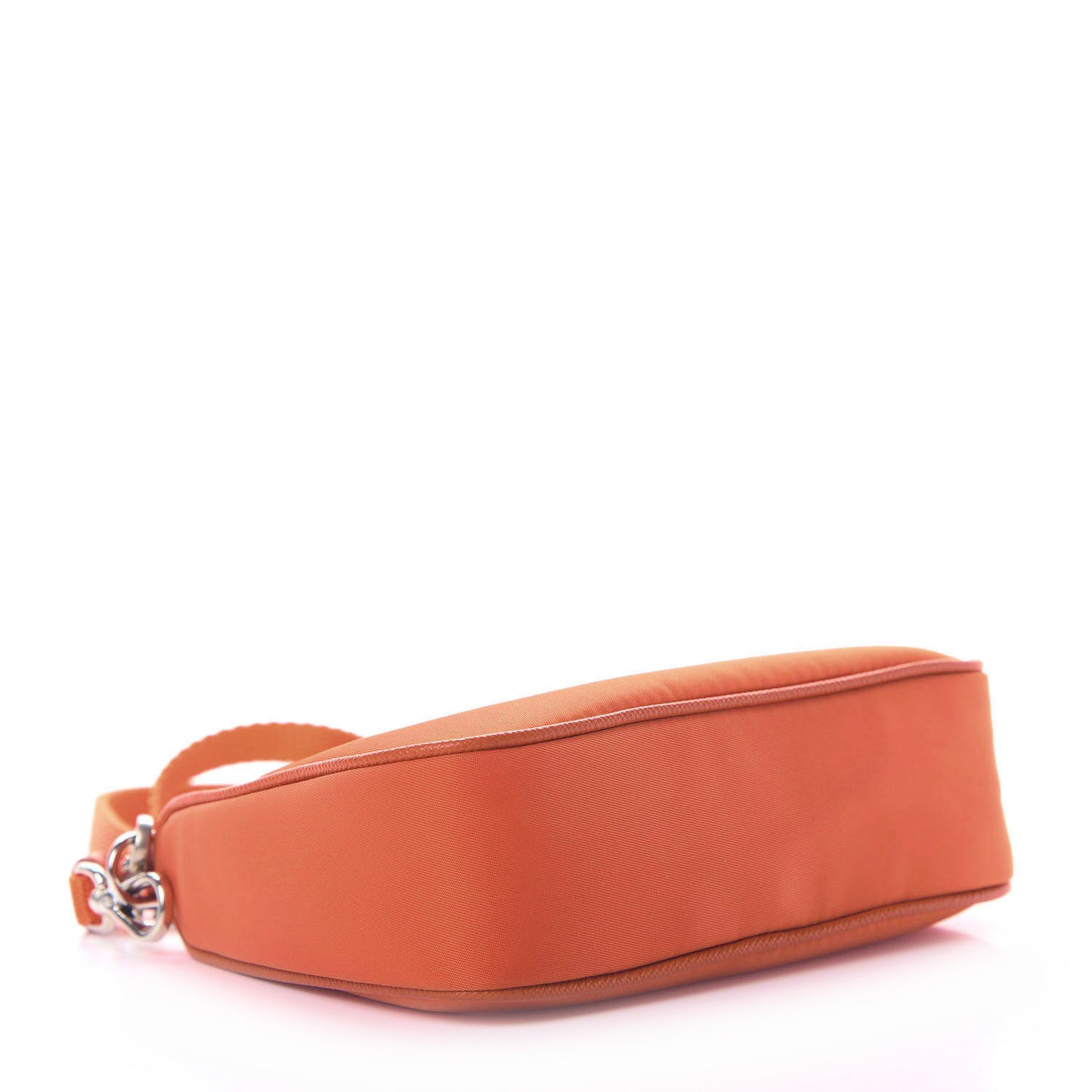 Tessuto Nylon Saffiano Mini Re-Edition 2000 Shoulder Bag Arancio