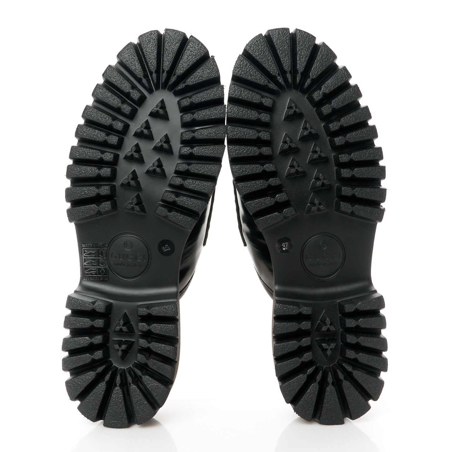 Magnum Calfskin Womens Horsebit Platform Mules 37 Black