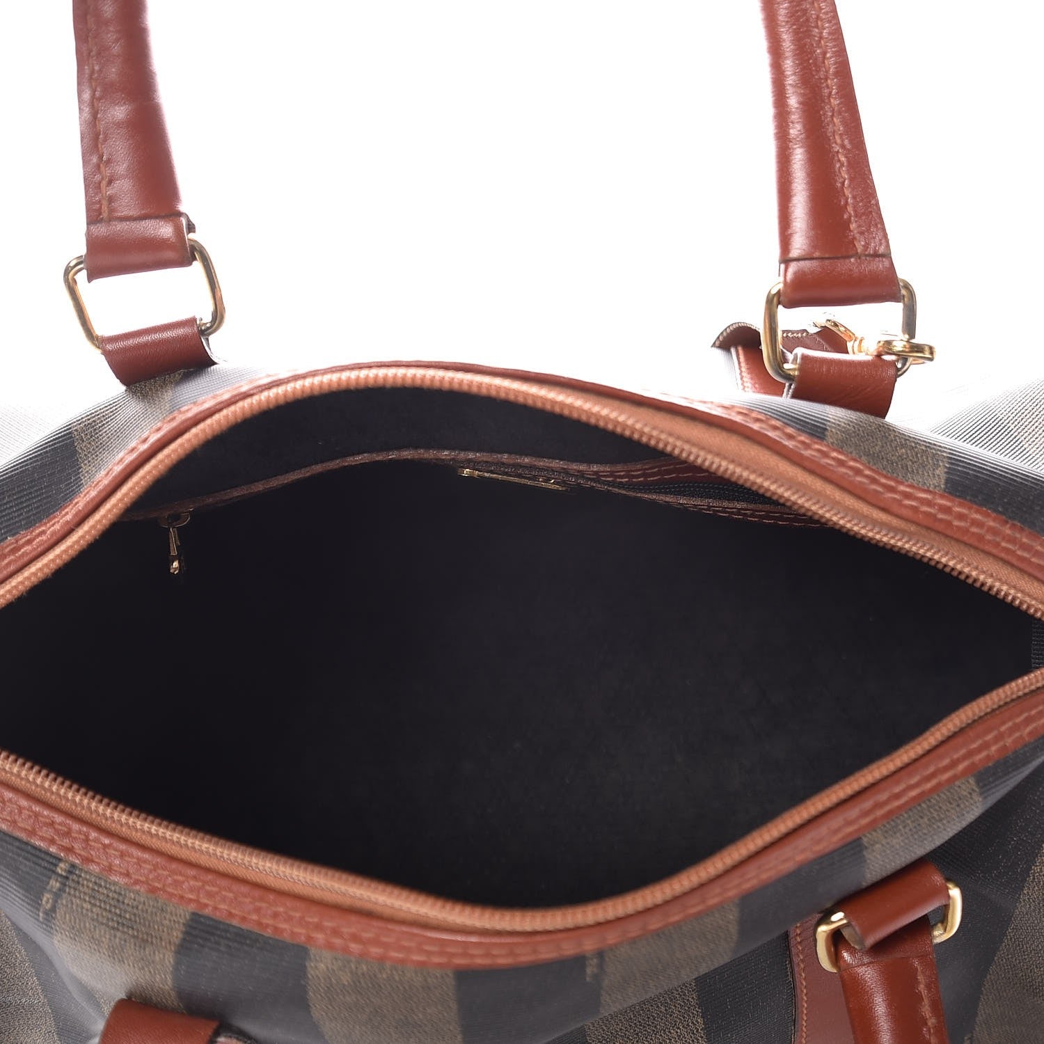 Fendi Pequin Spalmati Boston Cuoio 6 of 15
