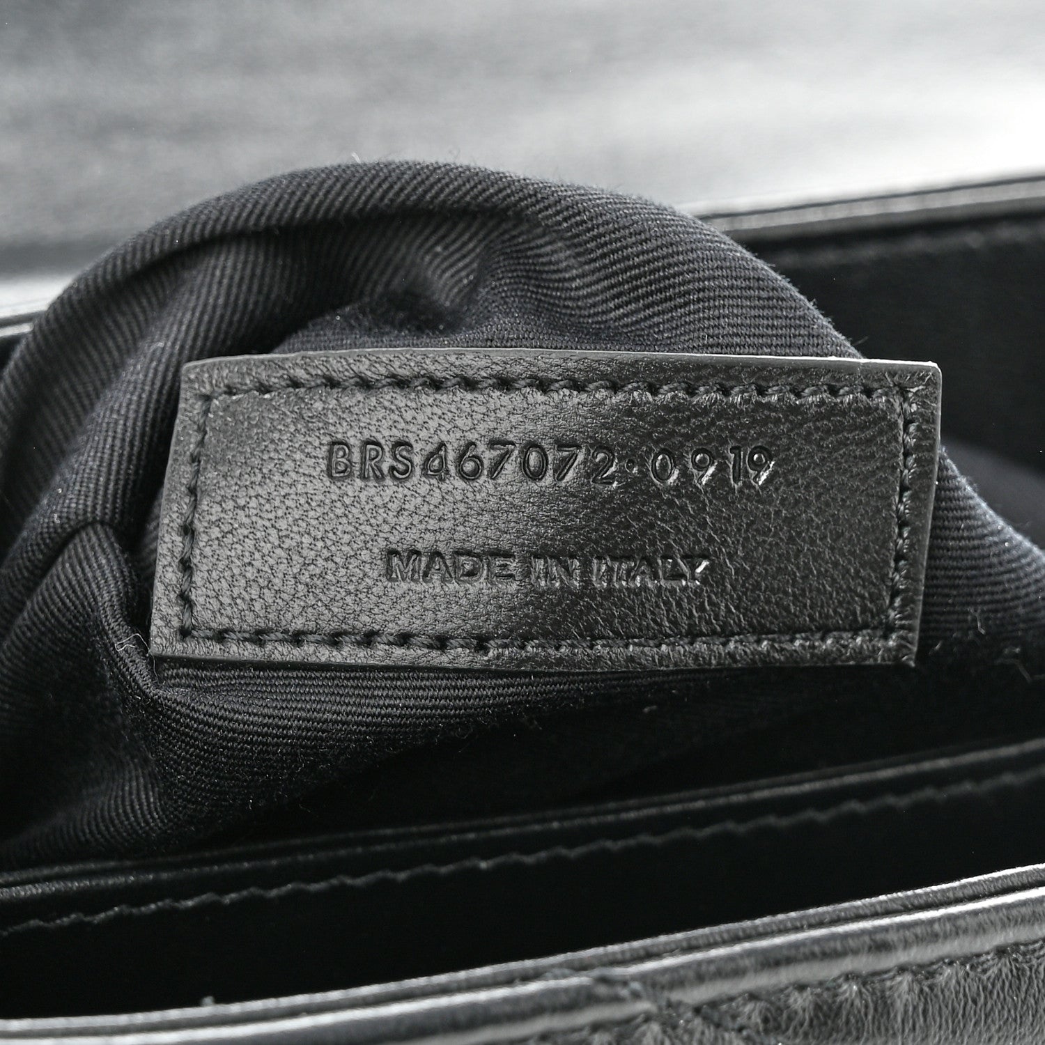 Saint Laurent Calfskin Y Quilted Monogram Monochrome Toy Loulou Crossbody Bag Black 8 of 12