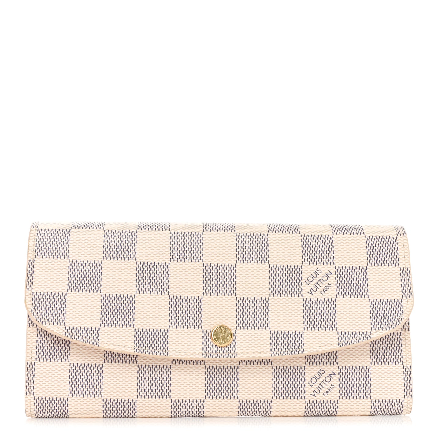 Damier Azur Emilie Wallet Rose Ballerine