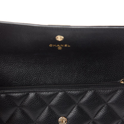 Chanel Caviar Quilted Long Boy Flap Wallet Black 11 of 13