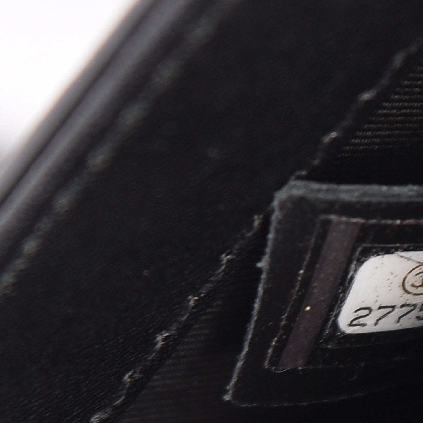Calfskin Stitched Small Covered CC Flap Bag Black