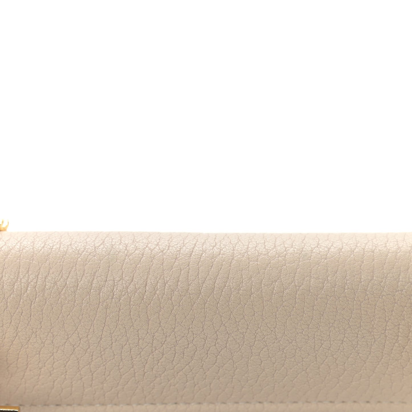 Grained Lambskin Mini Drew Shoulder Bag Biscotti Beige