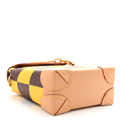 Louis Vuitton Damier Pop Nano Steamer Yellow 4 of 10