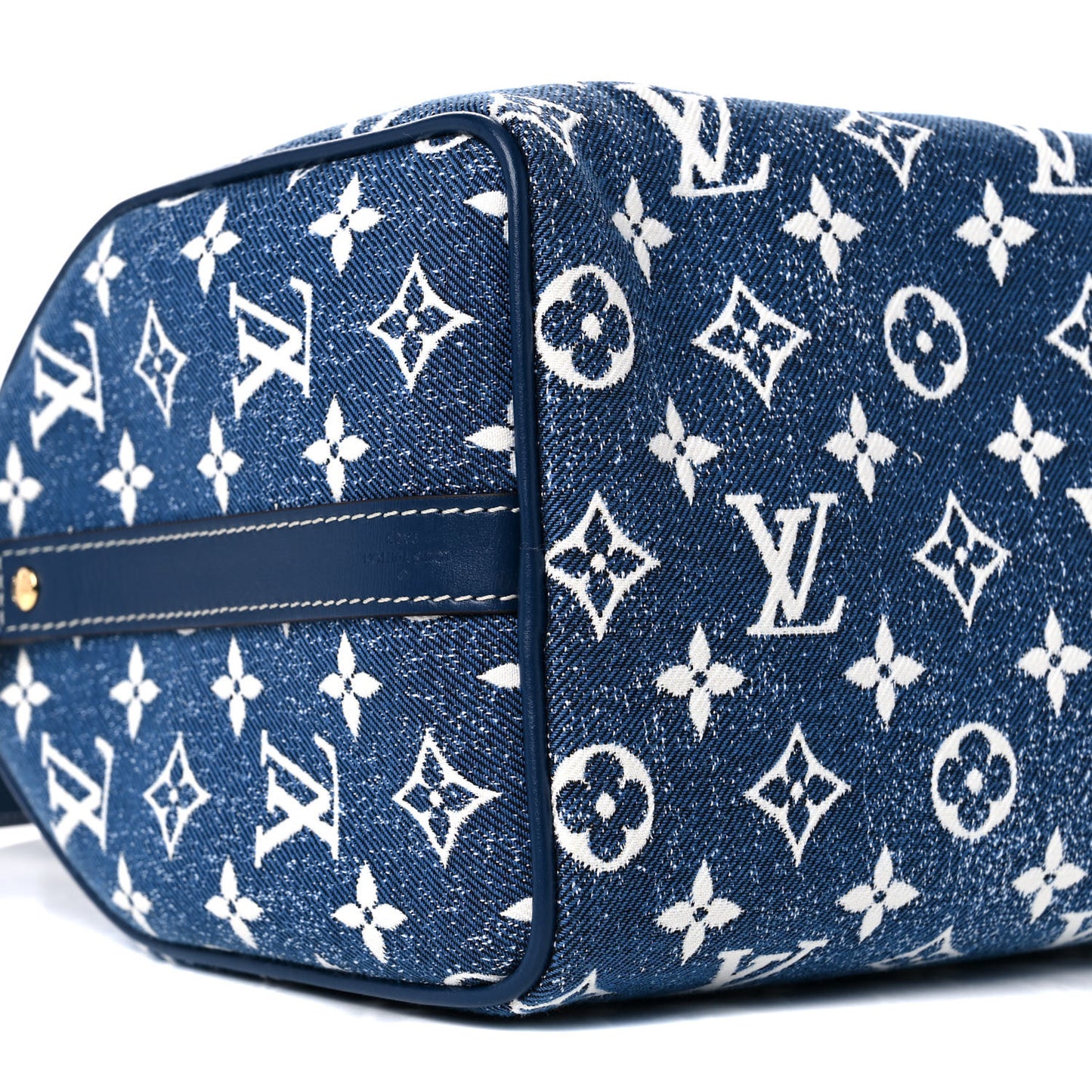 Monogram Jacquard Denim Speedy Bandouliere 25 Bleu