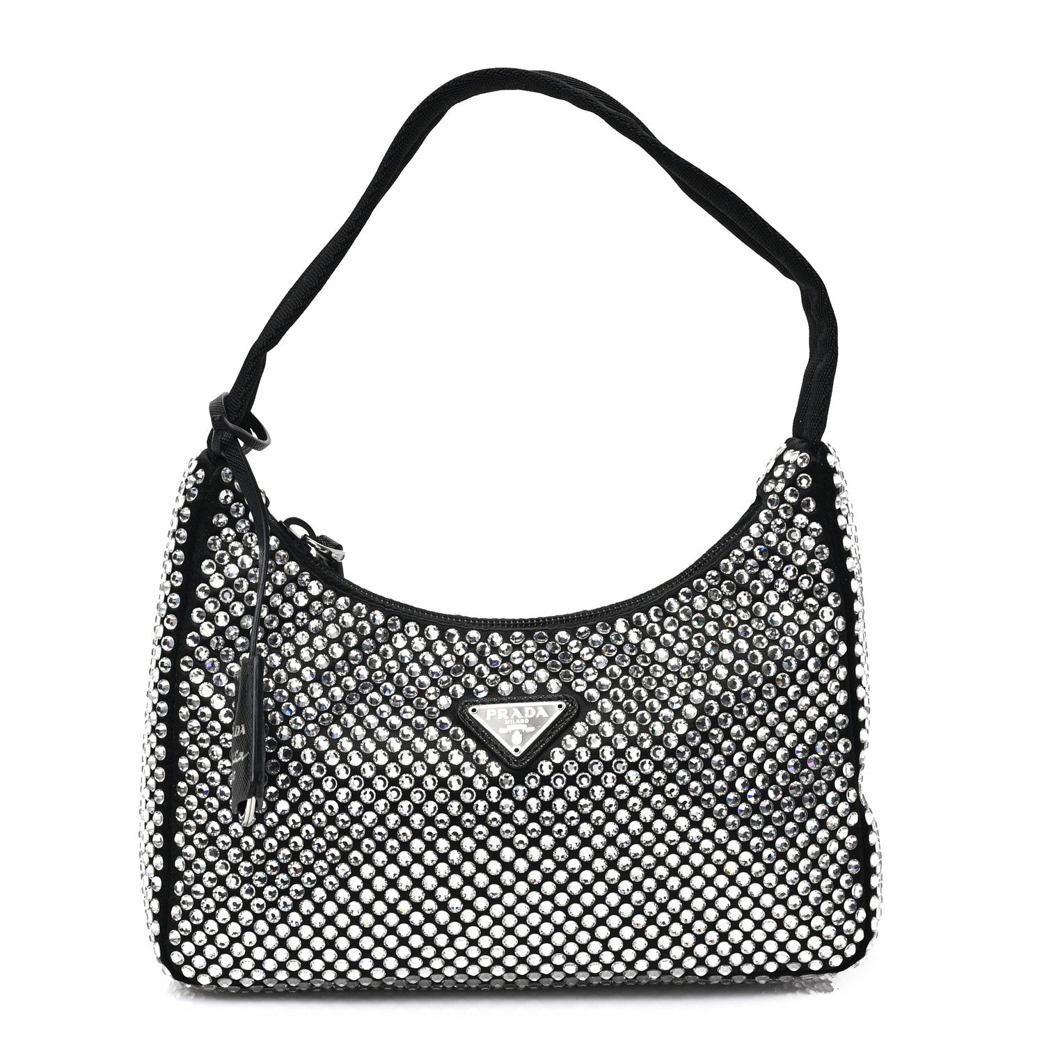 Prada Satin Crystal Mini Re-Edition 2000 Bag Cristal 1 of 8