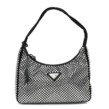 Prada Satin Crystal Mini Re-Edition 2000 Bag Cristal 1 of 8