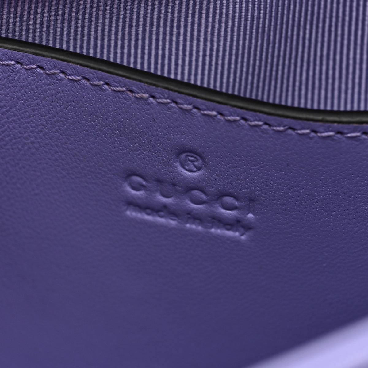 Gucci Lambskin Matelasse Small GG Marmont Shoulder Bag Lapis 6 of 10