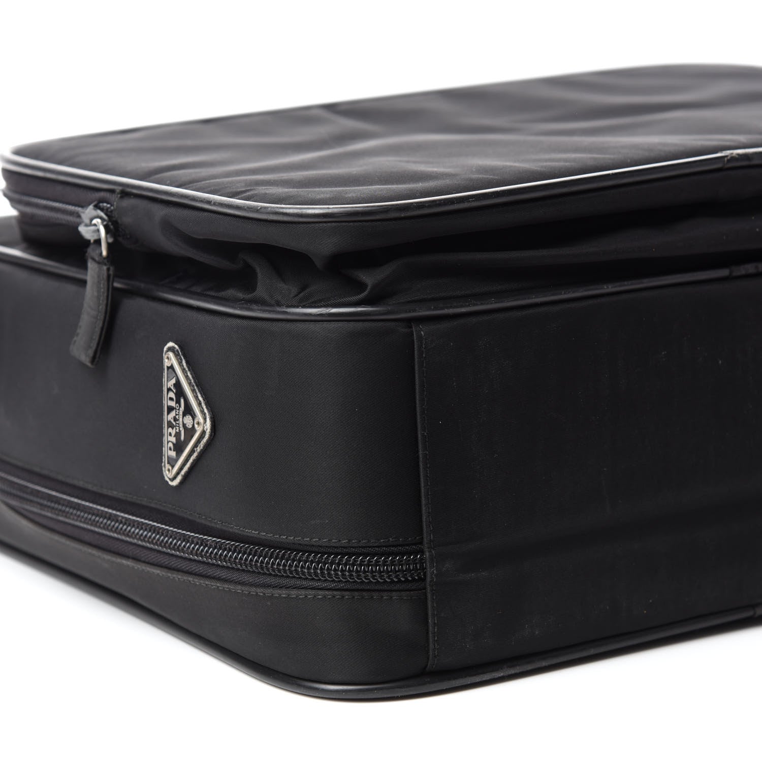 Prada Tessuto Nylon Travel Bag Black 8 of 14