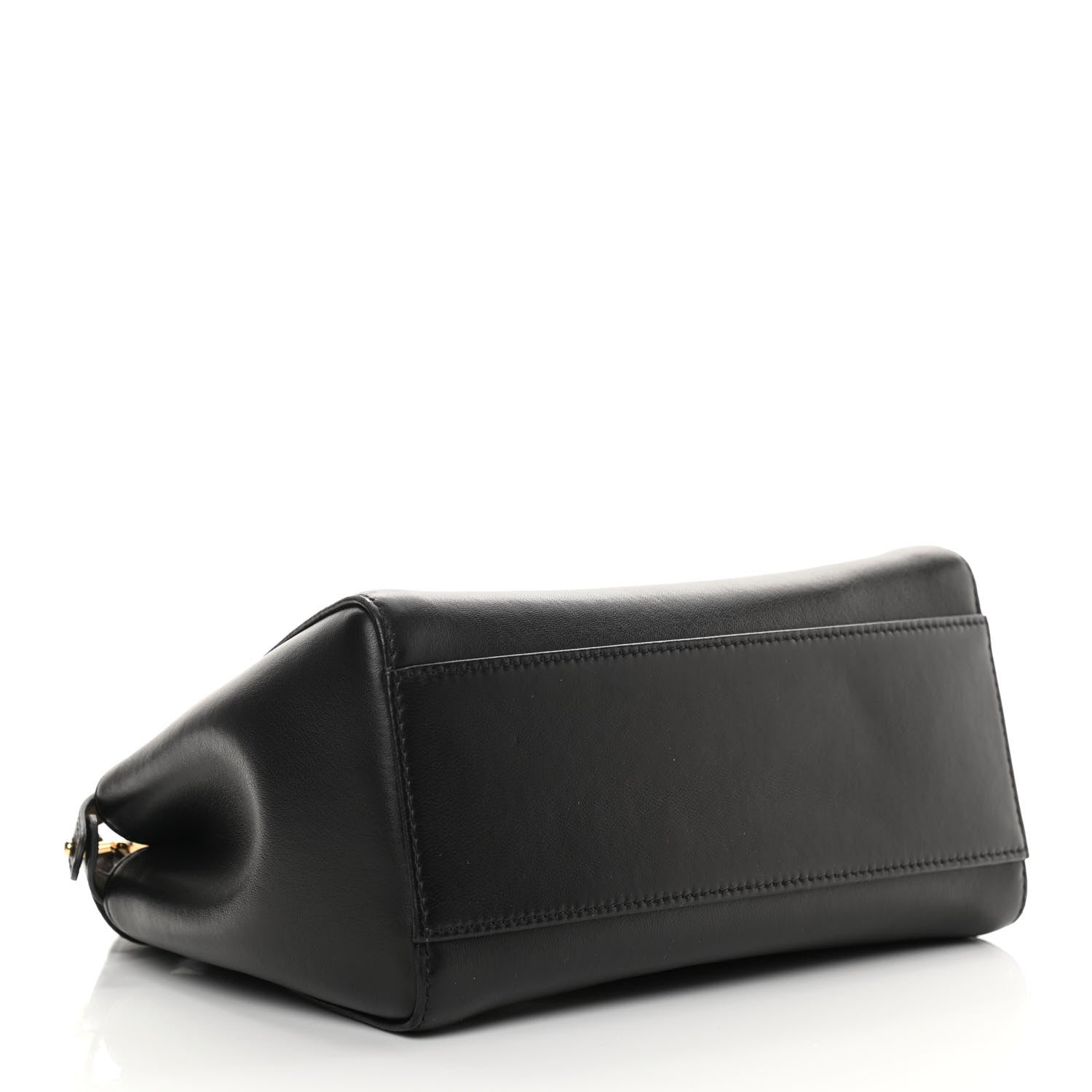 Fendi Nappa Mini Peekaboo Iconic Satchel Black 4 of 12