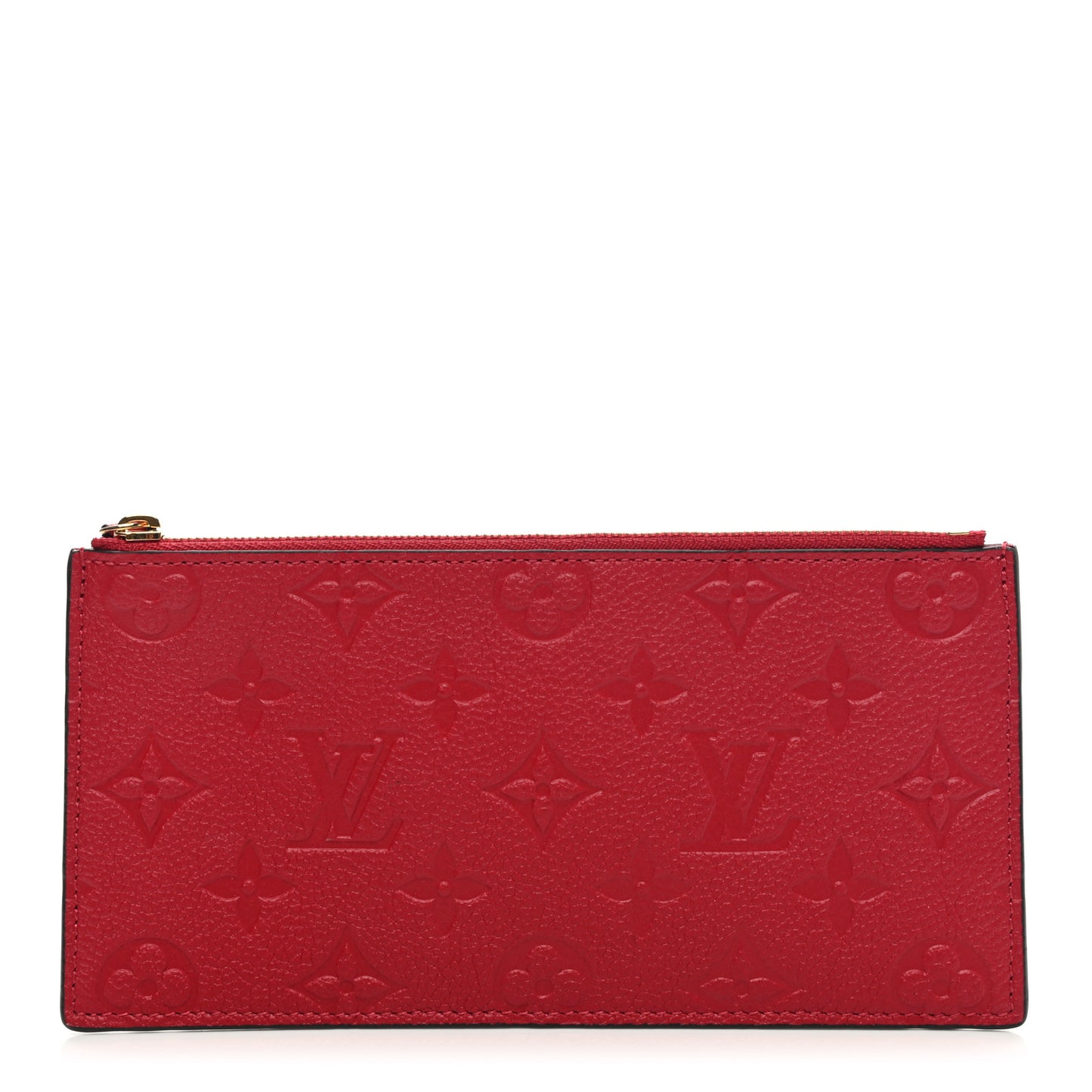 Empreinte Felicie Chain Wallet Zippered Insert Cherry